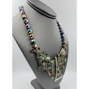 Heidi Daus “April in Paris” Beaded Crystal Sparklescape Necklace – NIB